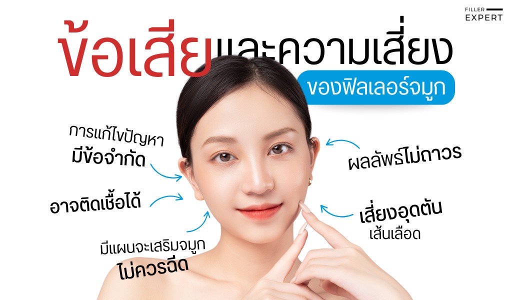 ข้อเสียและความเสี่ยงของการฉีดฟิลเลอร์จมูก